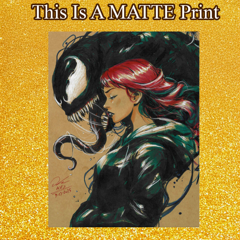 Mary Venom Art Illustration Hard Signed 8.5x11in Fine Art PRINT