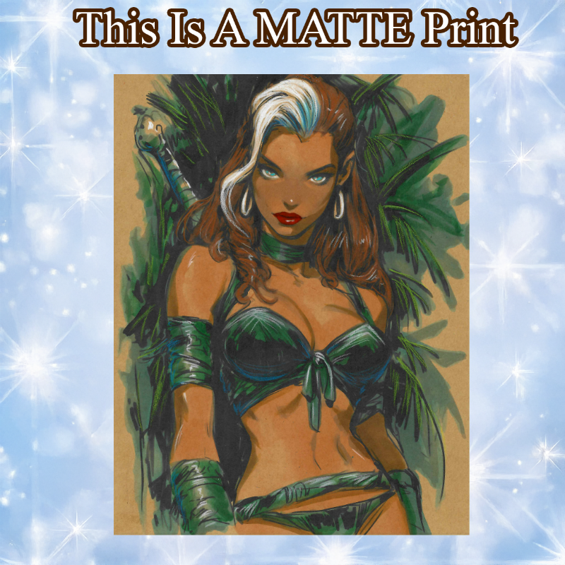 Rogue Art Illustration Hard Signed 8.5x11in Fine Art PRINT