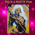 Lady Death Art Illustration Hard Signed 8.5x11in Fine Art PRINT