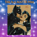 Catwoman Art Illustration Hard Signed 8.5x11in Fine Art PRINT