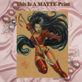 Shi Art Illustration Hard Signed 8.5x11in Fine Art PRINT