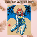 Batgirl Art Illustration Hard Signed 8.5x11in Fine Art PRINT