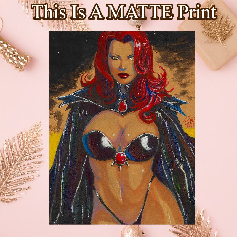 Goblin Queen Art Illustration Hard Signed 8.5x11in Fine Art PRINT