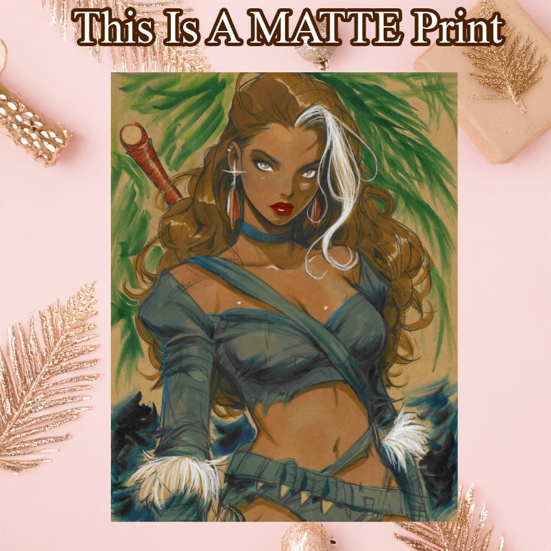 Rogue Art Illustration Hard Signed 8.5x11in Fine Art PRINT