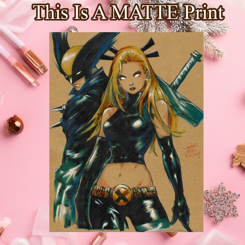 Magik Art Illustration Hard Signed 8.5x11in Fine Art PRINT