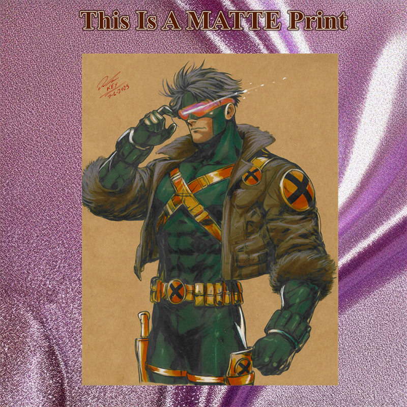 Cyclops Art Illustration Hard Signed 8.5x11in Fine Art PRINT