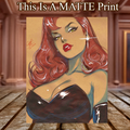Jessica Rabbit Art Illustration Hard Signed 8.5x11in Fine Art PRINT