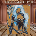 Lady Death Art Illustration Hard Signed 8.5x11in Fine Art PRINT
