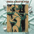 Harley Quinn Art Illustration Hard Signed 8.5x11in Fine Art PRINT