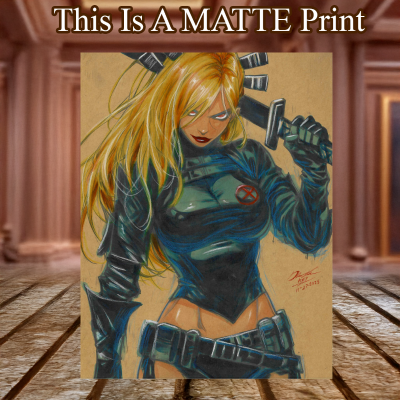 Magik Art Illustration Hard Signed 8.5x11in Fine Art PRINT