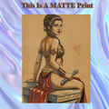 Princess Leia Art Illustration Hard Signed 8.5x11in Fine Art PRINT