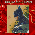 Batman Art Illustration Hard Signed 8.5x11in Fine Art PRINT