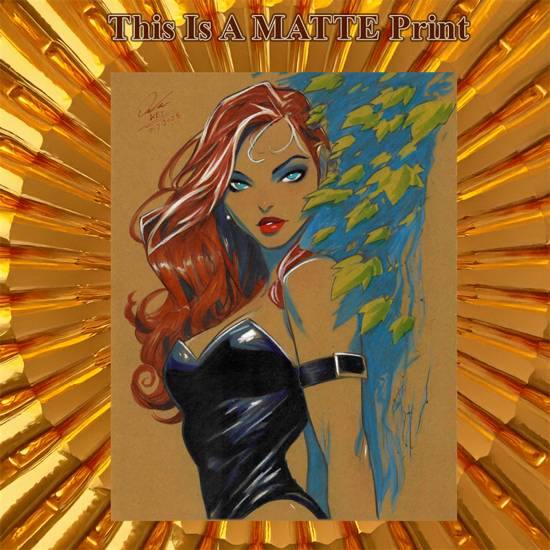 OC Art Illustration Hard Signed 8.5x11in Fine Art PRINT