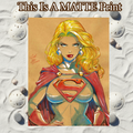 Supergirl Art Illustration Hard Signed 8.5x11in Fine Art PRINT
