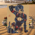Domino Art Illustration Hard Signed 8.5x11in Fine Art PRINT