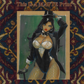 Zatanna Art Illustration Hard Signed 8.5x11in Fine Art PRINT