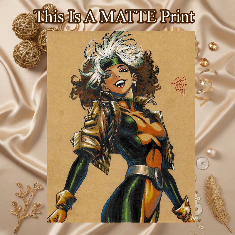 Rogue Art Illustration Hard Signed 8.5x11in Fine Art PRINT