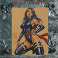 Psylocke Art Illustration Hard Signed 8.5x11in Fine Art PRINT