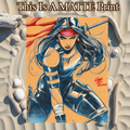 Elektra Art Illustration Hard Signed 8.5x11in Fine Art PRINT
