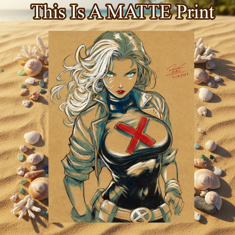 Rogue Art Illustration Hard Signed 8.5x11in Fine Art PRINT