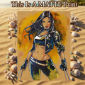 X-23 Art Illustration Hard Signed 8.5x11in Fine Art PRINT