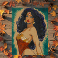 Wonder Woman Art Illustration Hard Signed 8.5x11in Fine Art PRINT