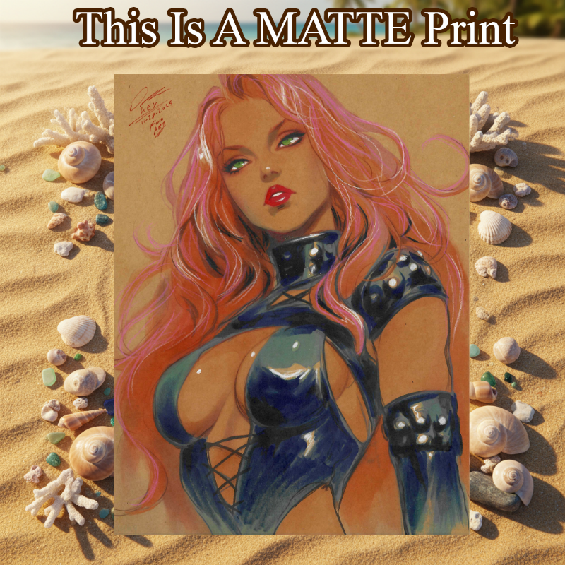 Starfire Art Illustration Hard Signed 8.5x11in Fine Art PRINT