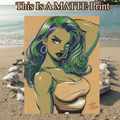 She Hulk Art Illustration Hard Signed 8.5x11in Fine Art PRINT