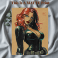 Black Widow Art Illustration Hard Signed 8.5x11in Fine Art PRINT