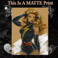 Ms Marvel Art Illustration Hard Signed 8.5x11in Fine Art PRINT