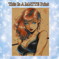 Mary Jane Art Illustration Hard Signed 8.5x11in Fine Art PRINT