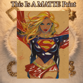 Supergirl Art Illustration Hard Signed 8.5x11in Fine Art PRINT