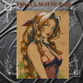 Aerith Gainsborough Art Illustration Hard Signed 8.5x11in Fine Art PRINT