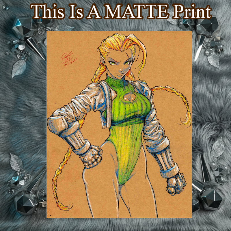 Cammy Art Illustration Hard Signed 8.5x11in Fine Art PRINT