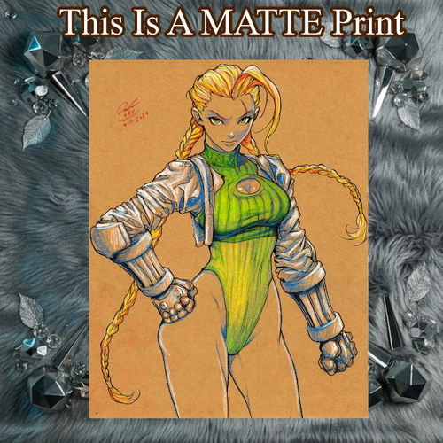 Cammy Art Illustration Hard Signed 8.5x11in Fine Art PRINT