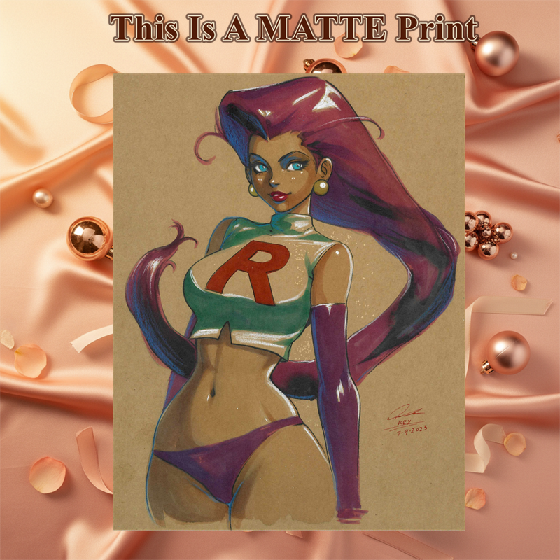 Jessie Art Illustration Hard Signed 8.5x11in Fine Art PRINT