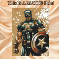 Captain America Art Illustration Hard Signed 8.5x11in Fine Art PRINT