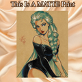 Elsa Art Illustration Hard Signed 8.5x11in Fine Art PRINT