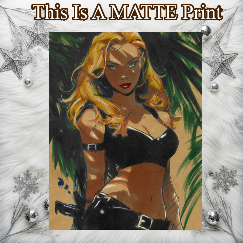 OC Art Illustration Hard Signed 8.5x11in Fine Art PRINT