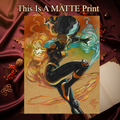 Temper Art Illustration Hard Signed 8.5x11in Fine Art PRINT