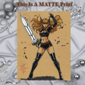 Magik Art Illustration Hard Signed 8.5x11in Fine Art PRINT