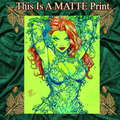 Poison Ivy Art Illustration Hard Signed 8.5x11in Fine Art PRINT