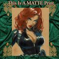 Black Widow Art Illustration Hard Signed 8.5x11in Fine Art PRINT