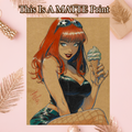 Mary Jane Art Illustration Hard Signed 8.5x11in Fine Art PRINT