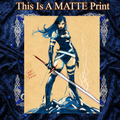Psylocke Art Illustration Hard Signed 8.5x11in Fine Art PRINT