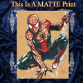 Spider-Man Art Illustration Hard Signed 8.5x11in Fine Art PRINT