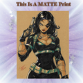 Domino Art Illustration Hard Signed 8.5x11in Fine Art PRINT
