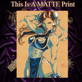 Chun Li Art Illustration Hard Signed 8.5x11in Fine Art PRINT