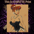 Wilma Flintstone Art Illustration Hard Signed 8.5x11in Fine Art PRINT