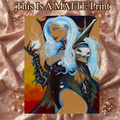Lady Death Art Illustration Hard Signed 8.5x11in Fine Art PRINT